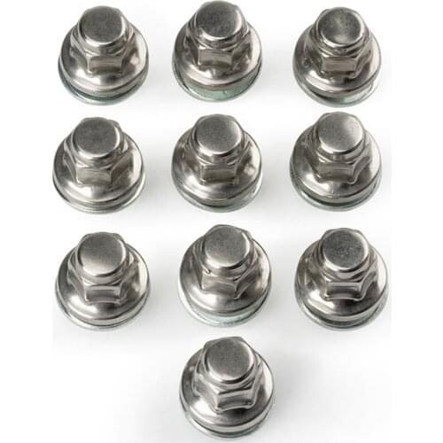 10PCS Wheel Lug Nuts M12*1.5 OEM # C2C35294010 C2C35294 Repair Part for Jaguar XJ XF XJR XJ8 S-Type X-Type 1999-2011