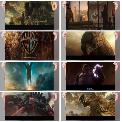 2021 Dinosaur vs Orangutan Canvas Painting Wall Art Print Nordic Poster Wall Picture For Living Kids Room Decor Home Decoration