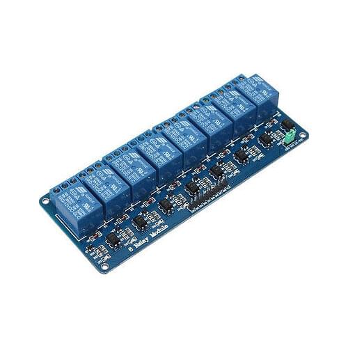 8 Channel DC 5V Relay Module Raspberry Pi DSP AVR PIC ARM Relay Control Panel PLC Relay in stock.8 road diy electronics
