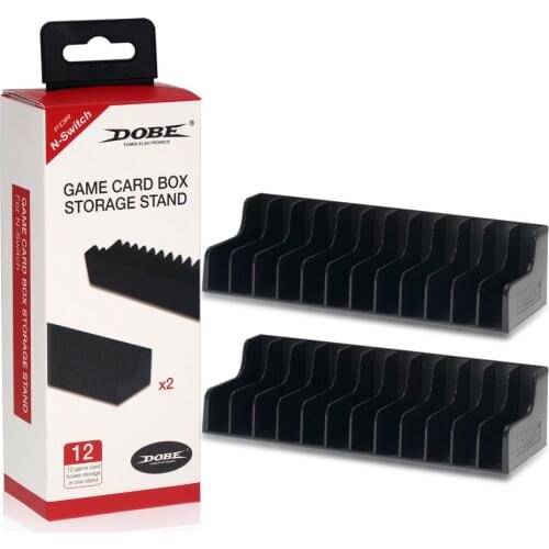 Switch Accessories 1 Set/ 2pcs CD Disks Game Cases 24 Cartridge Box Storage Stand Holder With Non-slip Pads For Nintendo Switch