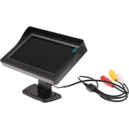 Universal Waterproof 4.3 Inch Night Vision Car Rear Backup Camera and Monitor Kit Power cable For Car