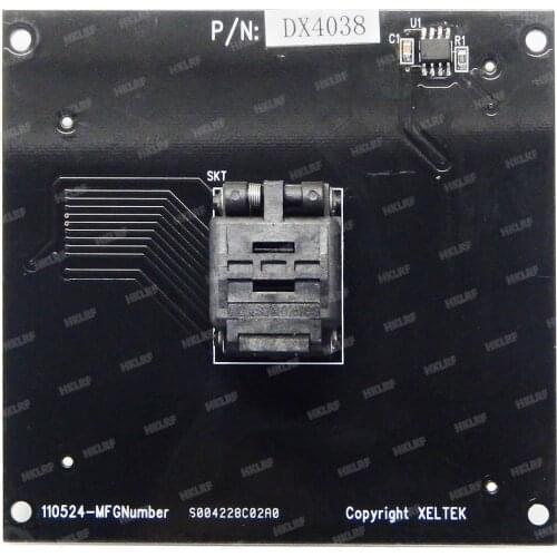 Free shipping 100% Original New DX4038 Adapter For XELTEK SUPERPRO 6100/6100N Programmer DX4038 Socket