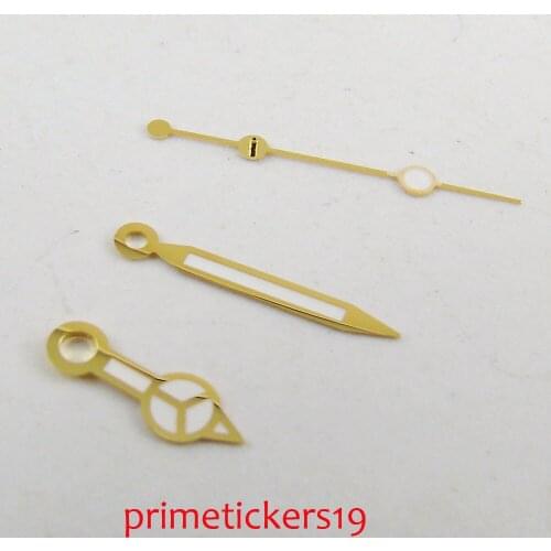 Parnis yellow golden white watch hands luminous fit miyota 8215 8205 821A movement