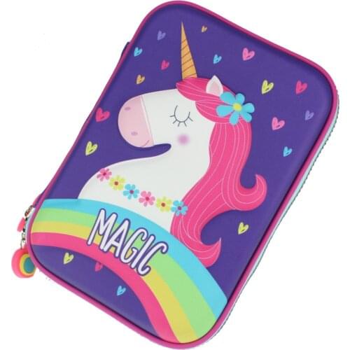 Pencil Case Unicorn Kawaii Scolaire Stylo Estojo Escola Estuche school supplies EVA 2020 Cute Pencilcases Large Pen Box Piornik