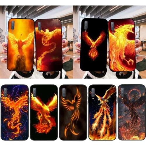 The rising Fire Phoenix bird Phone Case For Samsung Galaxy S10 20 Note10 20 A30 50 70 71 Plus Ultra