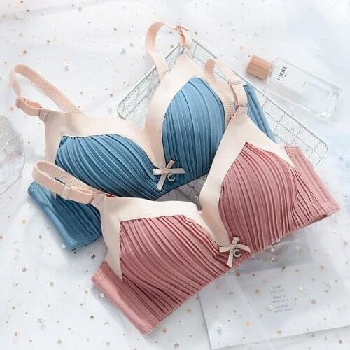 Maternity Nursing Bras 2021 New Fashion Contrast Color Underwear Bra For Pregnant Women Prenatal Postpartum Intimates Clothings