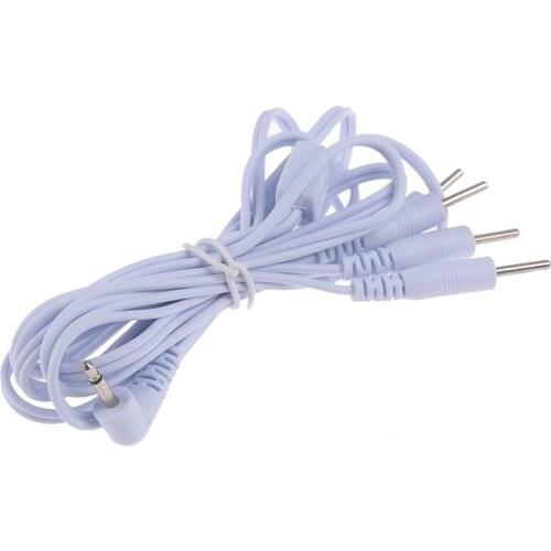 Electric Shock Wire Electro Stimulation 2/4 Pin For Penis Ring Anal Plug Therapy Massager Accessories Sex Toys