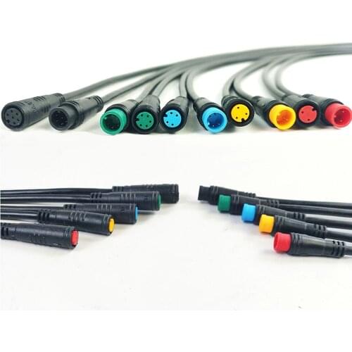 Brand New Julet Basic Connector 2 3 4 5 6 Pin Cable Waterproof Connector For Ebike Display Female Male Cables 2020 New Arrival