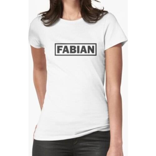 Lettering Fabian T-Shirt Print Top