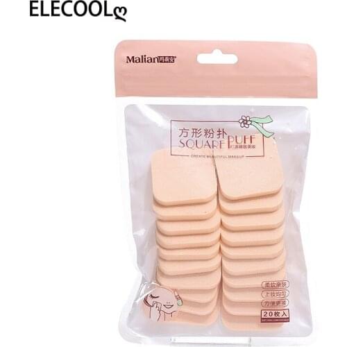 ELECOOL 20Pc Cosmetic Puff Powder Puff Smooth Womens Makeup Foundation Sponge Beauty To Make Up Tools & Accessories