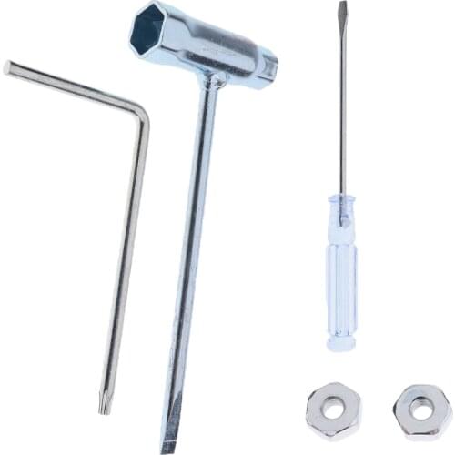 5-piece steel key combination wrench for STIHL chainsaw carburetor carb