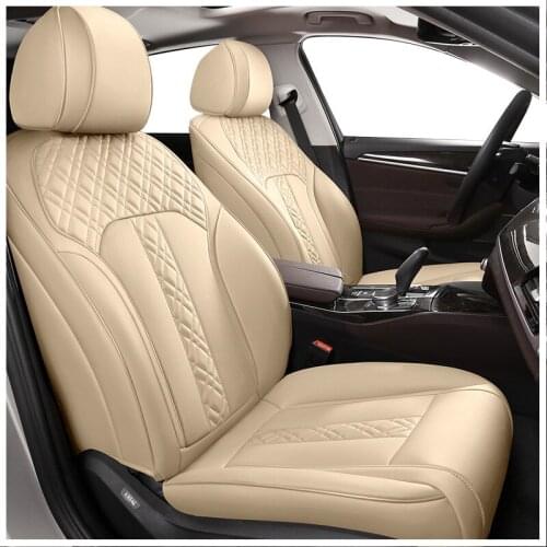ZHOUSHENGLEE Custom Leather car seat covers For SsangYong Rodius ActYon Rexton Chairman Kyron Korando Tivolan car accessories
