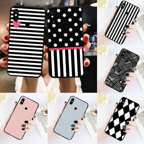 Beautiful Stripe Phone Case For Xiaomi Redmi note 4 4X 8T 9 9s 10 K20 K30 cc9 9t pro lite max