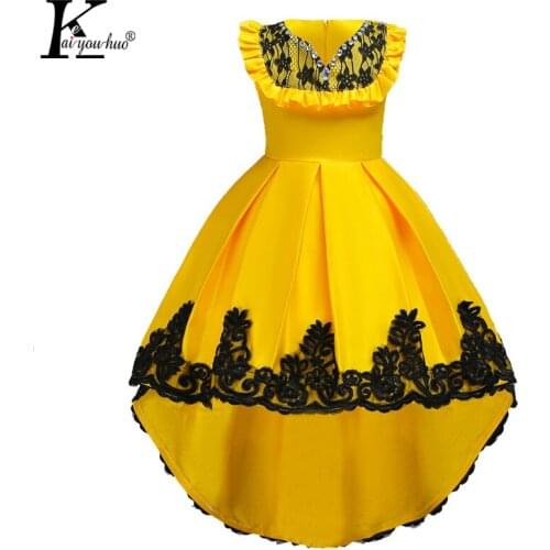 Summer Kids Dresses For Girls Clothes Teenager Wedding Dress Elegant For 3 4 5 6 7 8 9 10 11 12 13 14 Years Girls Princess Dress