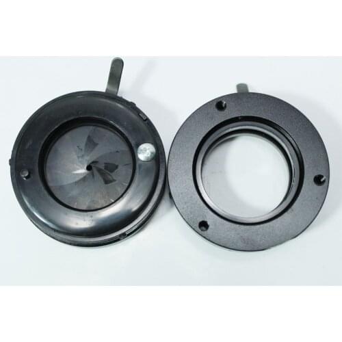 M4 2-28mm Metal Adjustable Optical Amplifying Iris Diaphragm Aperture Condenser for Digital Camera Microscope with 12 Blades