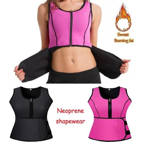 Body Shapes Neoprene Sauna Sweat Vest Waist Trainer Slimming Trimmer Fitness Corset Workout Thermo Modelling Strap Shapewear