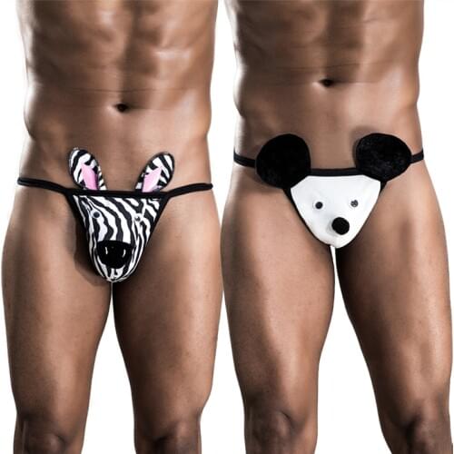 2020 new mens g string thong porno sex dog and elephant sexy underwear erotic sex toys for men clothes gay underwear