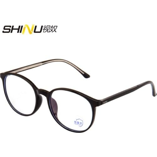 SHINU Trends Office Blue Light Blocking Glasses men women protective gaming computer glasses round square shape glasses Myopia
