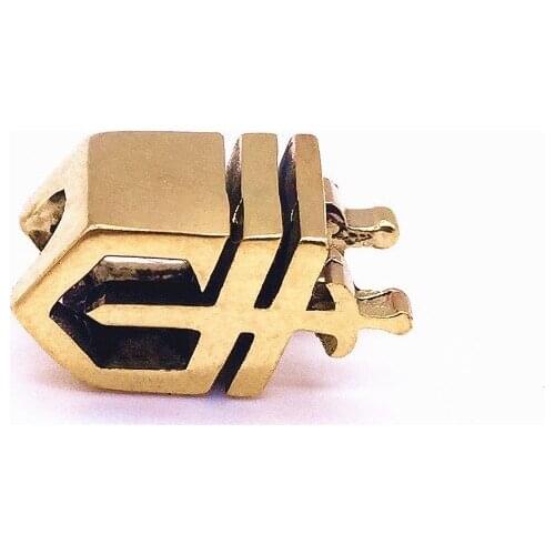 Paracord Brass Knife Beads Metal Charms Paracord Bracelet Accessories Survival DIY Wallet Belt Buckle Paracord Knife Lanyards