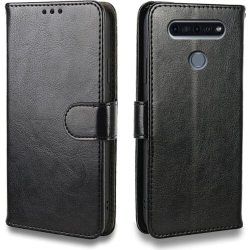 Luxury Case For LG K41S K51S K42 K51 K52 K61 K22 Q61 Case Flip leather Wallet Card Slot silicone Cover