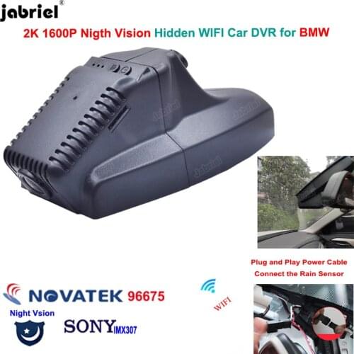 2K 1600P Car DVR Recorder DashCam For BMW 1 3 5 7 for BMW X1 E84 X3 F15 X5 E70 X6 E71 E72 F25 E46 E90 E91 E92 E83 E87 120i 320i
