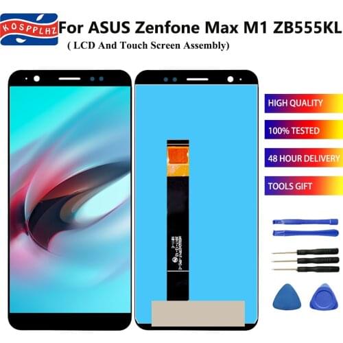 5.5" For ASUS Zenfone Max M1 ZB555KL LCD Display + Touch Screen Digitizer Glass Sensor Assembly Replacement ASUS ZB555KL + Tools