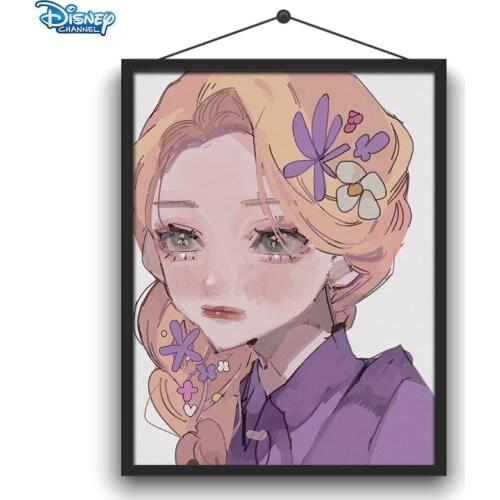 Disney 5D DIY Diamond Painting Multi Princess "cold Wind" Painted Full Circle Diamond Embroidery Crafts Home Decoration