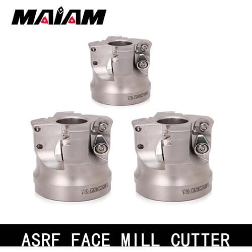 Asrf cutter head Adaptive SDMT120512 SDMT150512 SDMT milling cutter insert asrf12 asrf15 face mill cutter head shock-resistant
