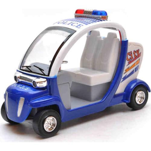 Childrens Toy Model Golf Cart From A Patrol Car Metal Alloy Models Educational 5-7 Years Electronic 2021