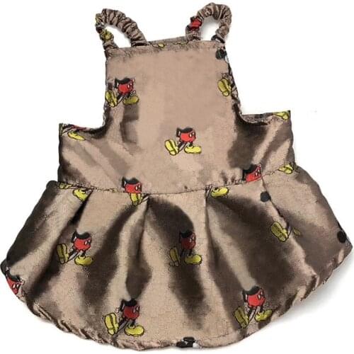 Designer Pet Clothes Luxury Puppy Dress Skirt Fashion Dog Jacket French Bulldog Schnauzer Teddy Terrier Small Medium Dog Jacket