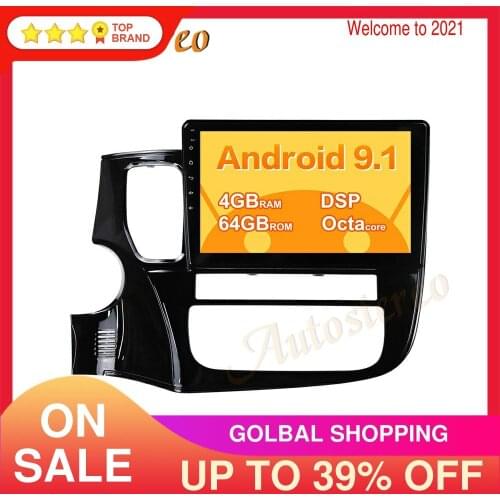 DSP Android 9.1 Car Player GPS Navigation For Mitsubishi OUTLANDER 2014-2019 Car Multimedia Player Radio Tape Recorder Head Unit