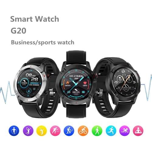 G20 1.3 Inch Smart Watch Men Full Touch Fitness Tracker Blood Pressure Smart Clock Women GPS Smart Watch For Xiaomi iPhone