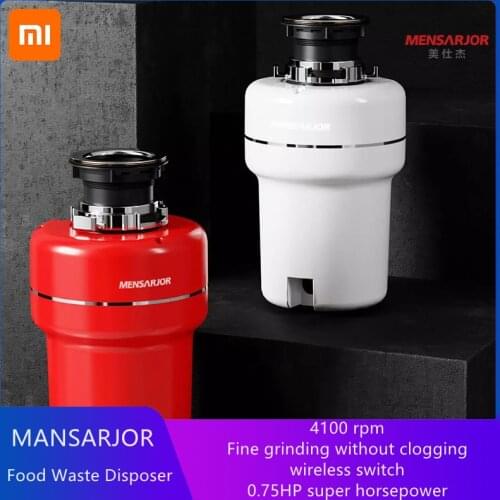 Xiaomi Youpin MANSARJOR kitchen waste disposer sink food kitchen waste disposer kitchen household wireless switch shredder