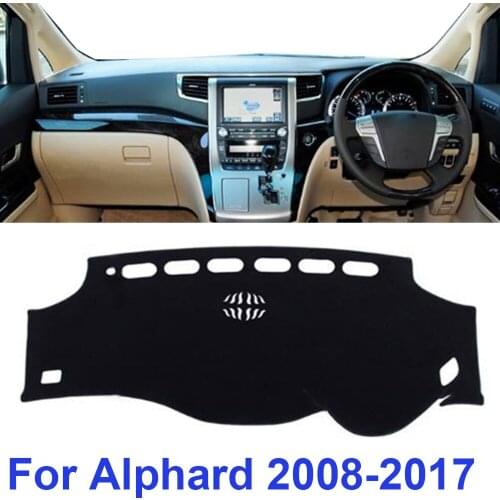 For Alphard 2008-2017 Car Dashboard Cover Dash Mat Dashmat Mats Sun Shade Pad Instrument Platform Carpet