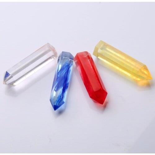 Druzy Beautiful Smelting Quartz Crystal Hexagonal Prism Treatment Stones Multiple Colors Available Energy Healing Crystal Stones