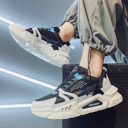 Korean New Mens Casual Sports Shoes Anti Slip Walking Fashion Classic Breathable Shoes Mens Walking Pantshoes 2021 Sunmer