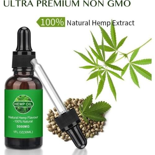 Natural Hemp Seed Oil Skin Oil for Pain Relief Oil Pain Anxiety Relief & Helps with Neck Pain /Leg Pain Essence Drop Help Sleep