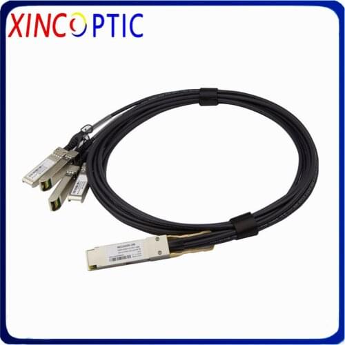 40G QSFP+ to 4SFP+ 2M DAC Cable, 40G QSFP+ to 4SFP+ 30AWG Passive Direct Attach Copper Twinax Cable