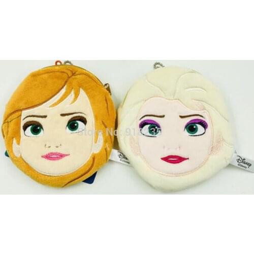 20/Lot 2 Styles Snowmon Olaf 10CM Coin Bag Plush Keychain Pendant Stuffed Toys