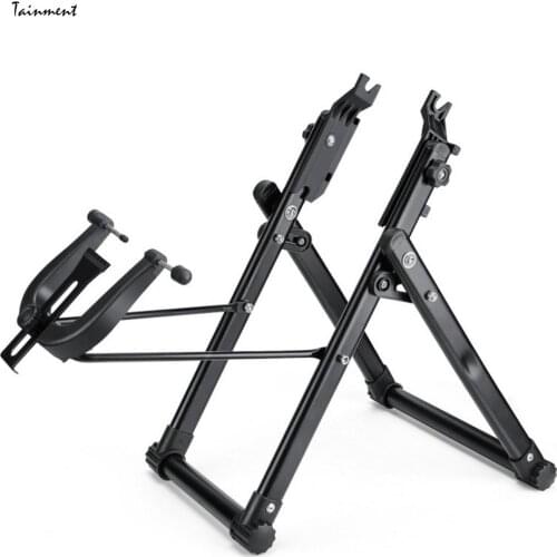 MTB Bicycle Wheel Truing Stand Bike Folding Ring Repair Tool Wheel Correction Adjust Table Bicycle Aluminum Alloy Accessories