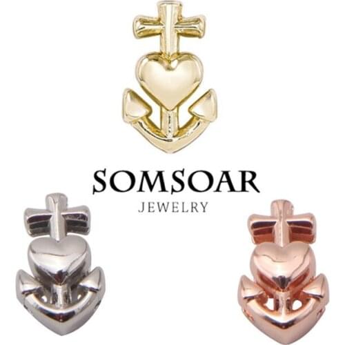 Somsoar Jewelry Heart Cross Charms fit Leather wrappable Mesh Stainless steel Bracelet 10pcs/lot