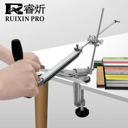 RUIXIN PRO Knife Sharpener Professional Fixed Knife Sharpener Fast Grinder Kitchen Sharpening system Sharpening Stone Polishing
