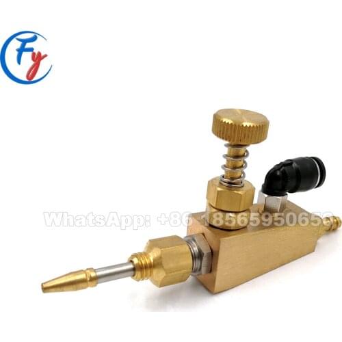 Humidification brass siphon air atomization spray nozzle,anti-drip air atomizing nozzle, brass siphon air atomizer nozzle