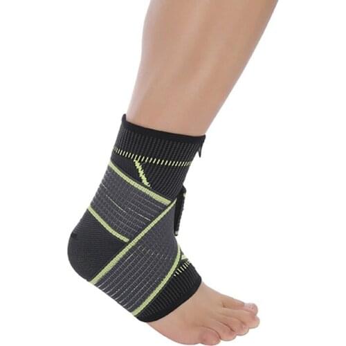 1PC Ankle Support Compression Bandage Ankle Brace Protector Foot Strap Elastic Belt Fitness Sports Gym Basketball Accessory
