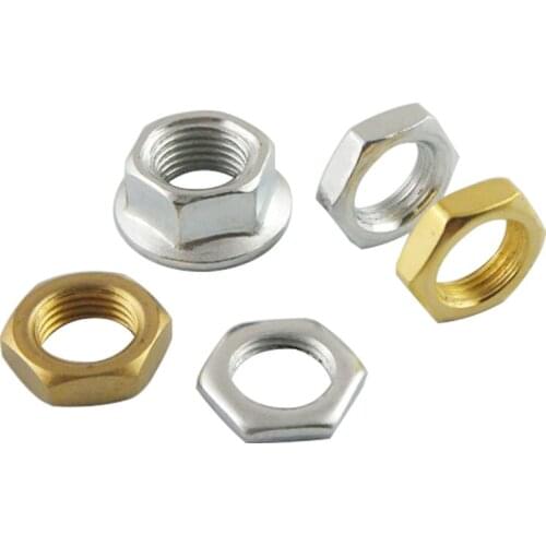 200Pcs M5 M6 M8 M10 M12 Fine Thread Hexagon Nuts Bright Zinc/Color Zinc Plated Carbon Steel Hex Hexagon Nut