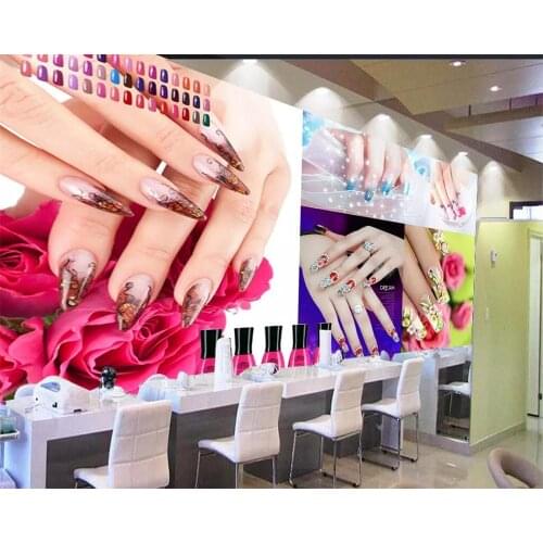 3DBEIBEHANG Wallpaper custom wallpaper mural photos 3D super beautiful beauty salon nail salon tooling wall decoration painting