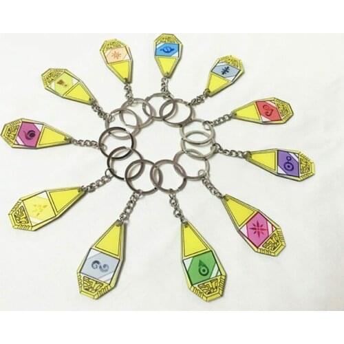 Anime Digimon Adventure Courage Keyring Acrylic Keychain Tyrannosaur Evolution Badge Pendant Cosplay Xmas Gift Prop 11Pcs/set