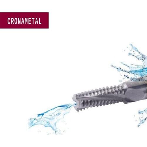 CRONAMETAL Solid Carbide 55° BSP (G) Helical Flute Thread End Mill for internal and external threads BSP 1/16-28XD6