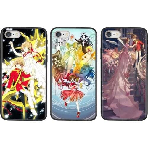 For Huawei P50 P40 P30 Lite P Smart Z 2019 2020 2021 Cardcaptor Sakura He Sealed Card Freshly Black Bumper Art Shell Luxury