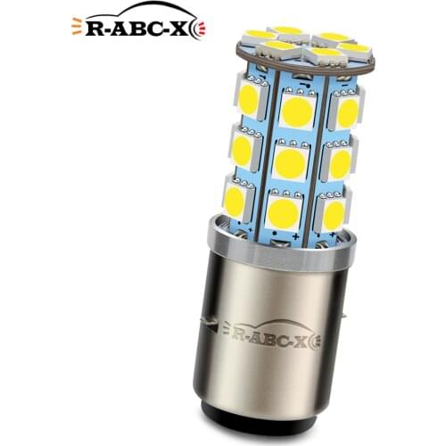 BA20D H6 Bixenon Hi/Lo Motorcycle Headlight Bulb Fog Light White DC6V 12V DRL 27smd 5050 LED Moped For ATV Motor Bike White 1PCS